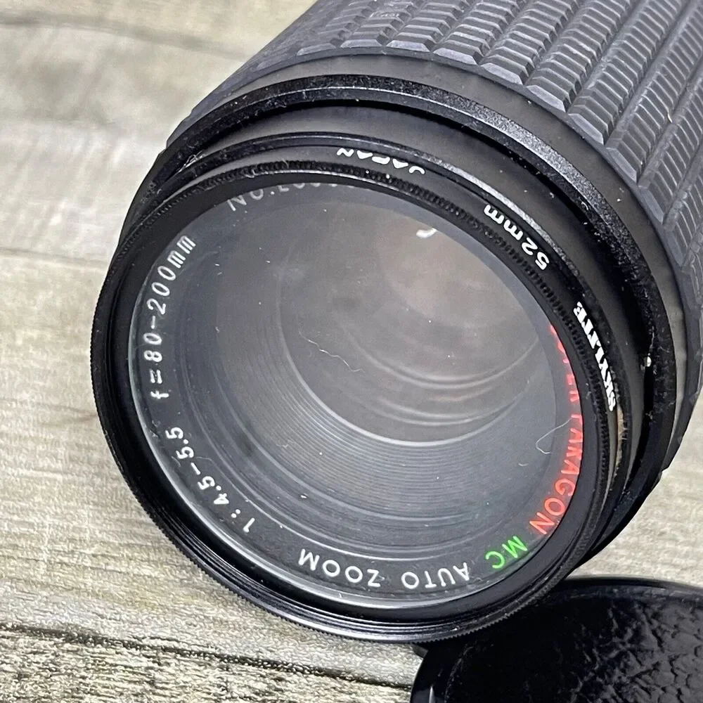 Super Paragon 1:4-5.5 80-200mm Auto Zoom Lens Untested As Is